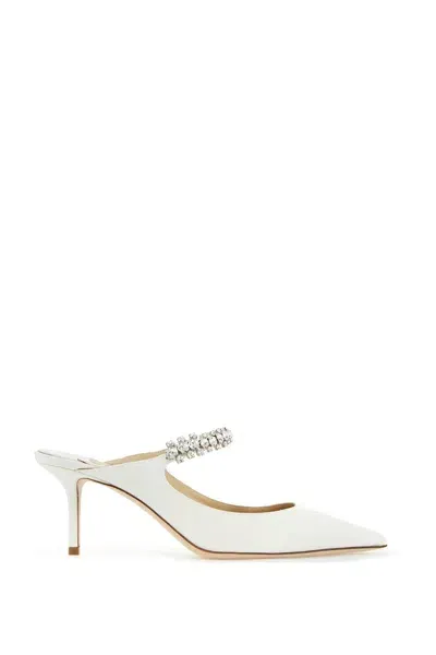 Jimmy Choo Bing 65 Mules In White