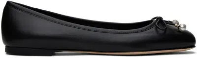 Jimmy Choo Black Elme Ballerina Flats