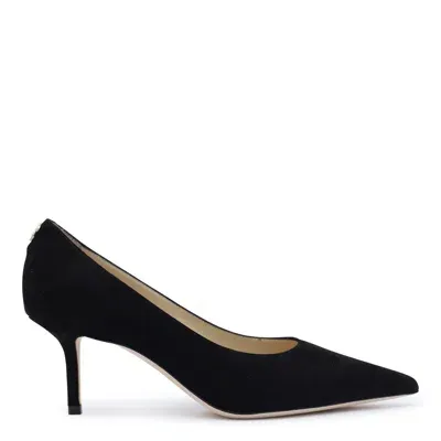 Jimmy Choo Black Leather Love 65 Pumps