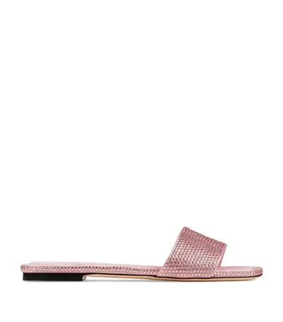 Jimmy Choo Clovis Slides In Rose/rose