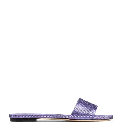 Jimmy Choo Clovis Slides In Purple