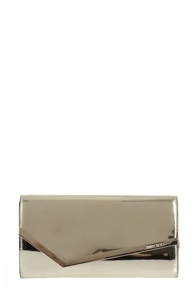 Jimmy Choo Emmie Clutch In Gold