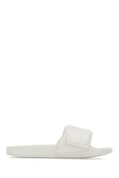 Jimmy Choo Fitz Slides In White