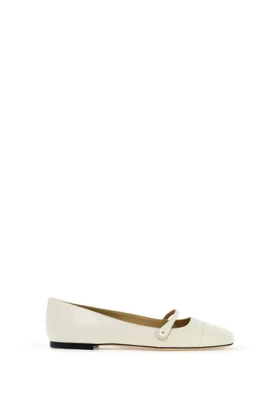 Jimmy Choo Flats In White