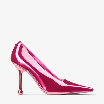 Jimmy Choo Ixia 80 In Garnet