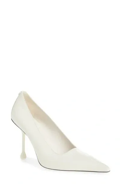 Jimmy Choo Ixia Pointed Toe Pump In Latte