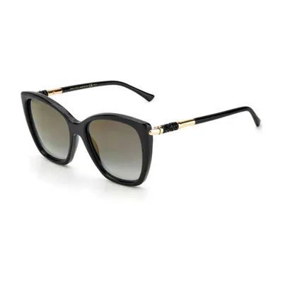 Jimmy Choo Jc Rose/s Sunglasses In 807/fq Black