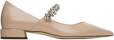 Jimmy Choo Pink Bing Pump Ballerina Flats In Macaron