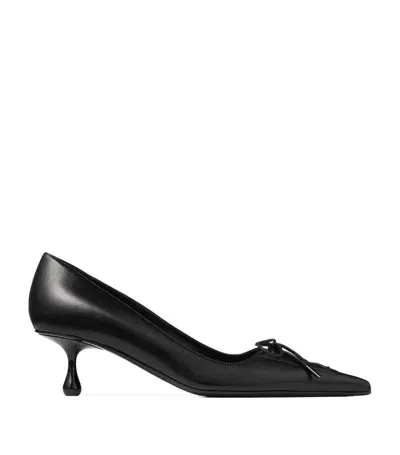 Jimmy Choo Scarlett 50 Leather Pumps In Black