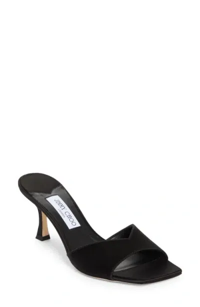 Jimmy Choo Skye Slide Sandal In Black