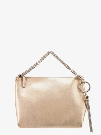 Jimmy Choo Callie Handbag In Gold