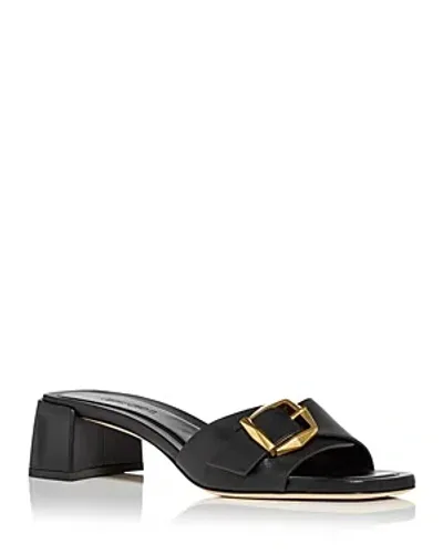 Jimmy Choo Women's Hawke 40 Block Heel Slide Sandals In Black