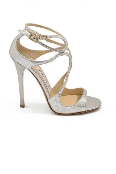 Jimmy Choo Lance Sandals In Silver