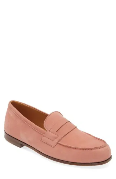 Jm Weston Le Moc Loafer In Rose Wood