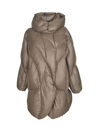 Jnby Quilted Wrap Jacket In Taupe