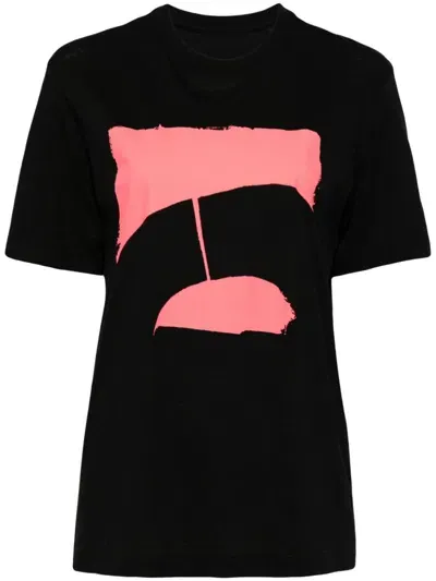 Jnby Short-sleeved T-shirt In Black