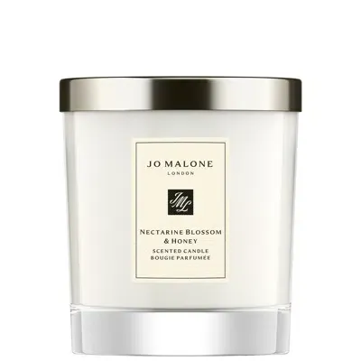 Jo Malone London Nectarine Blossom & Honey Home Candle 200g In White