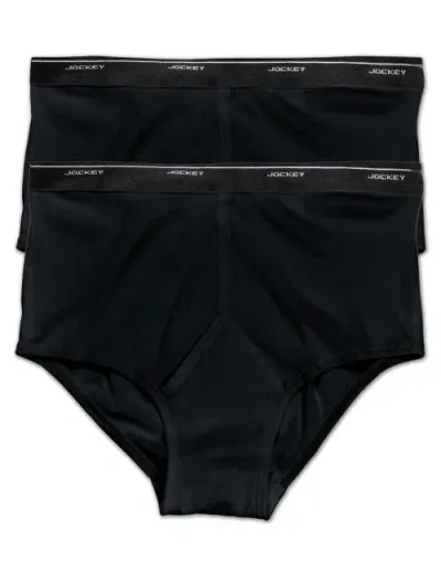 Jockey 2-pk Classic Briefs In Black