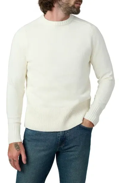 Joe's Lloyd Cotton Sweater In Natural