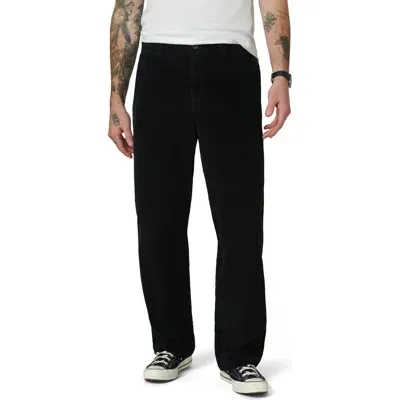 Joe's Relaxed Corduroy Pants In Black