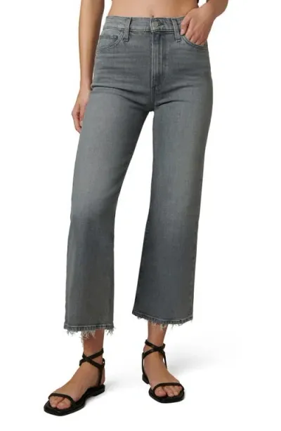 Joe's The Blake High Waist Fray Hem Crop Wide Leg Jeans In Light Hearted