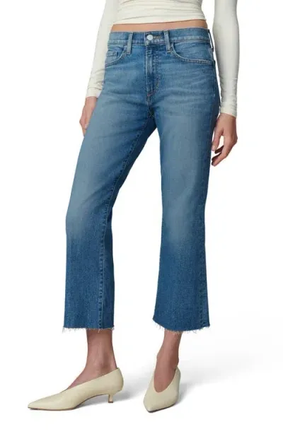 Joe's The Callie Raw Hem Crop Bootcut Jeans In Carpe Diem