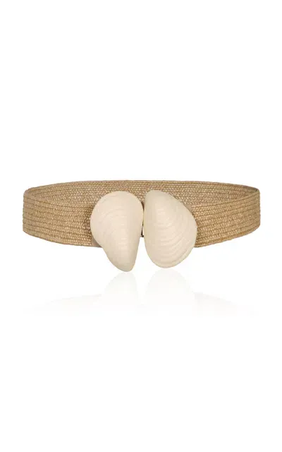 Johanna Ortiz Marine Muse Shell-detail Belt In White