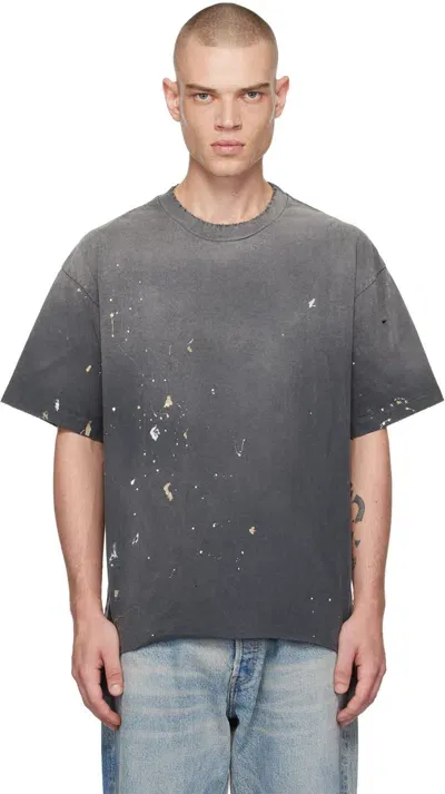 John Elliott Black Odeon T-shirt In Gray