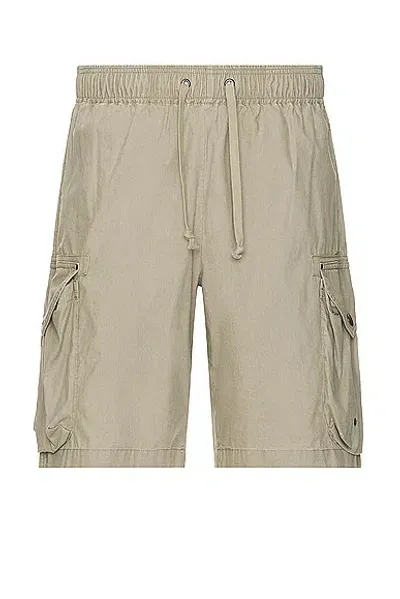 John Elliott Deck Cargo Shorts In Khaki