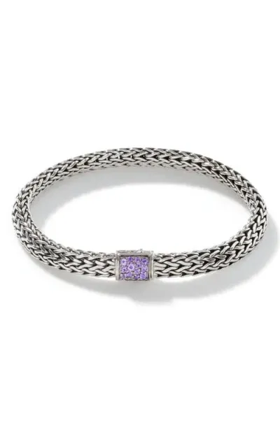 John Hardy Classic Chain 6.5mm Bracelet In Metallic Silver