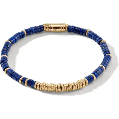 John Hardy Heishi Beaded Bracelet In Gold