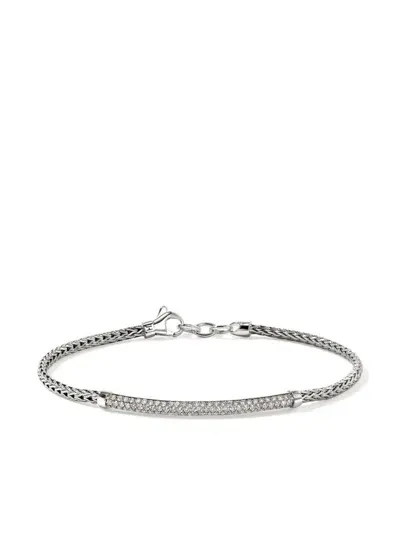 John Hardy Jh Essential Diamond Bracelet In Silver