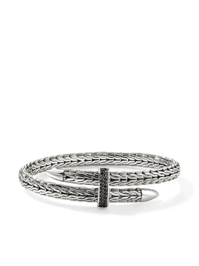 John Hardy Spear Flex Sapphire Cuff Bracelet In Sterling Silver