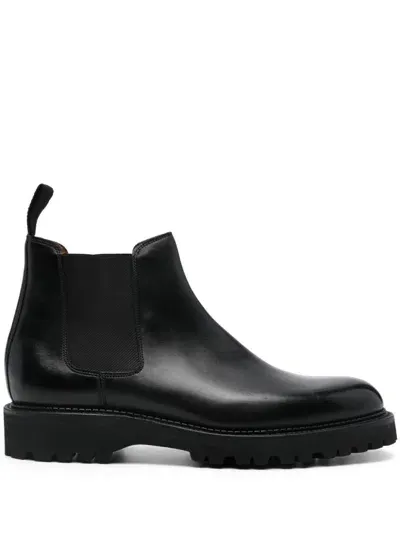 John Lobb Lawry Full-grain Leather Chelsea Boots In Black