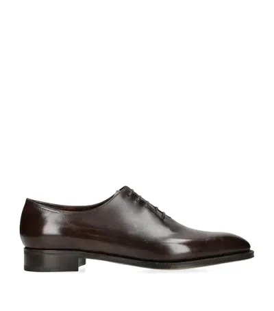 John Lobb Leather Marldon Loafers In Brown