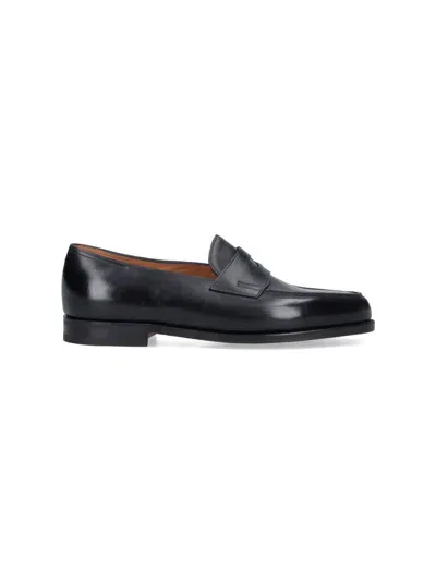 John Lobb 'lopez' Loafers In Black  