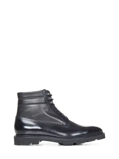 John Lobb Ontano Boots In Black