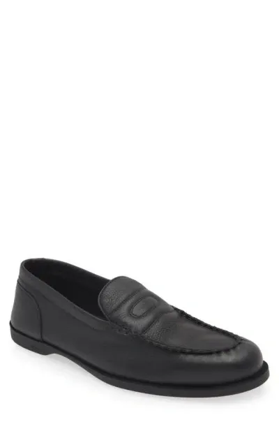 John Lobb Pace Full-grain Leather Loafers In Black