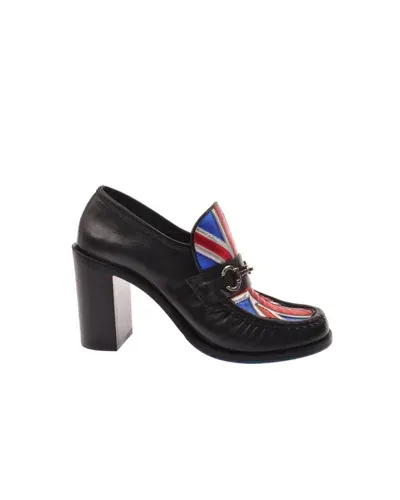 John Richmond Heeled Brogues In Nero