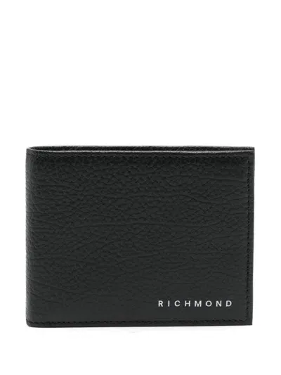 John Richmond Leather Wallet In Black