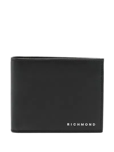 John Richmond Leather Wallet In Black