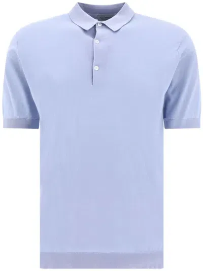 John Smedley Adrian Polo Shirt In Blue