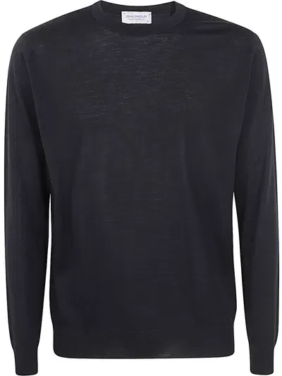 John Smedley Darley Pullover Cn Ls In Black