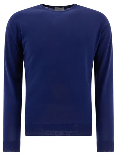 John Smedley "lundy" Sweater In Blue