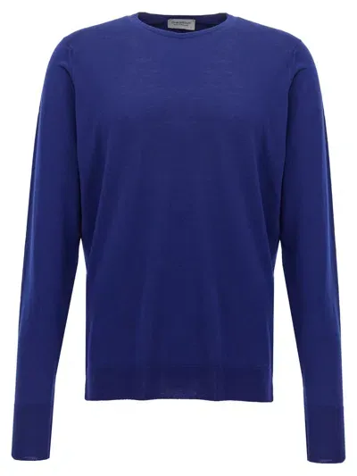 John Smedley Marcus Sweater In Blue