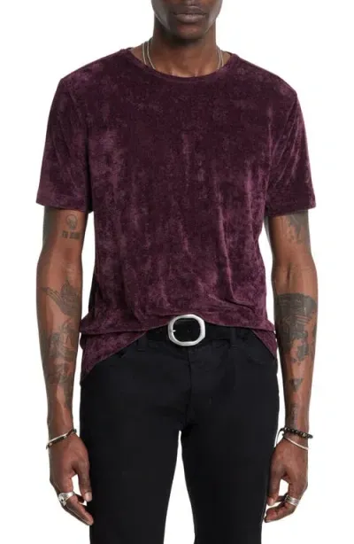 John Varvatos Caminha T-shirt In Dark Plum