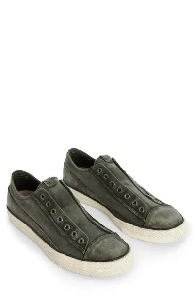 John Varvatos Classic Laceless Low Sneaker In Black