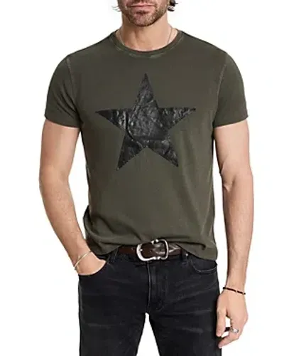 John Varvatos Graphic Tee In Carbon Gray