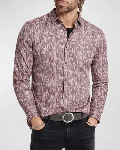 John Varvatos Men's Ross Slim-fit Sport Shirt In Worn Mauve