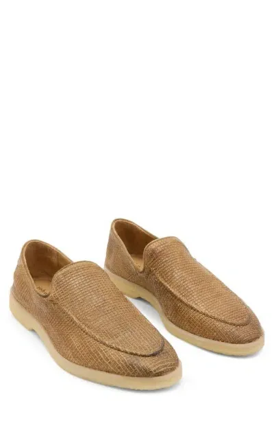 John Varvatos Thompson Venetian Loafer In Clay Brown